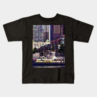 Chicago IL - Centennial Fountain Kids T-Shirt